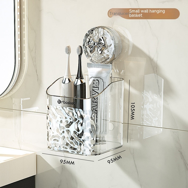 No-Drill Bathroom Suction Storage Box