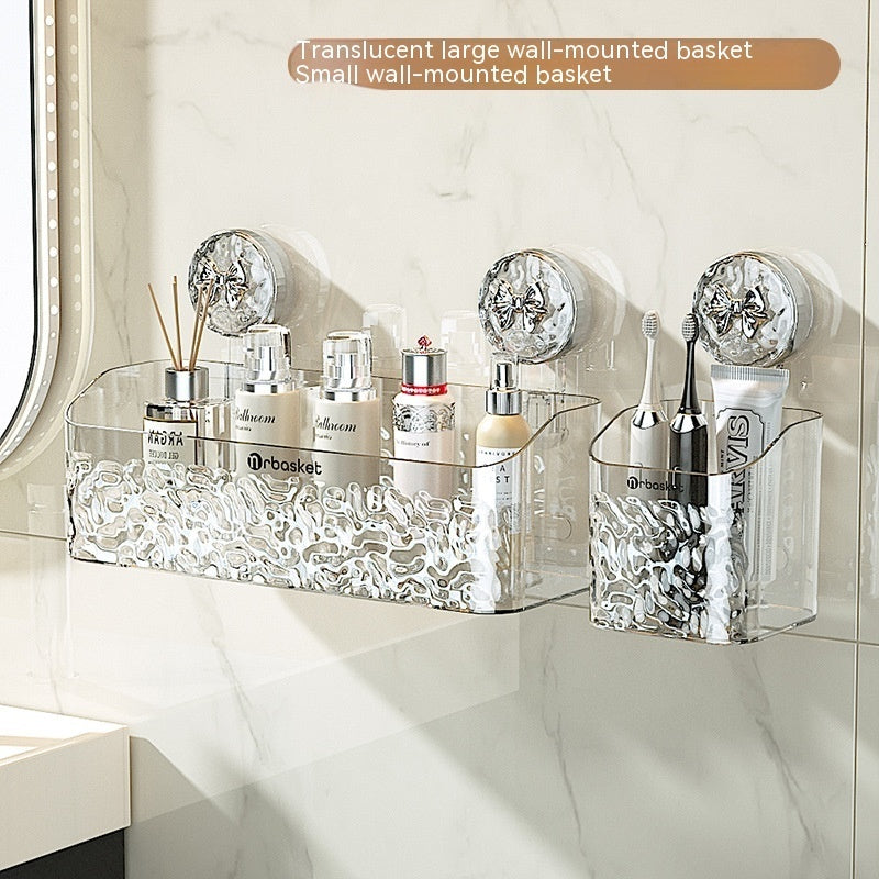 No-Drill Bathroom Suction Storage Box