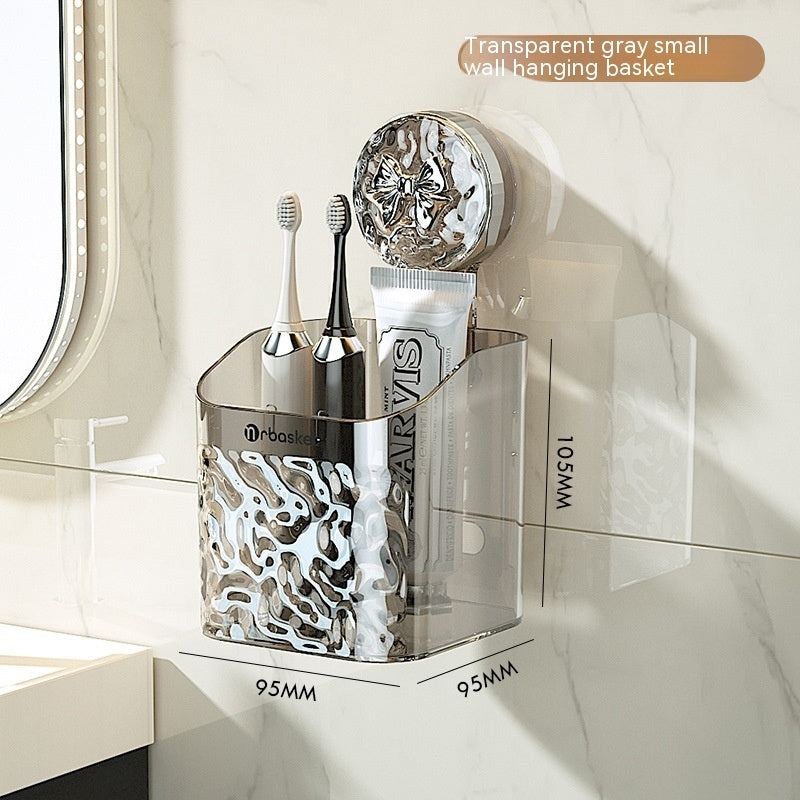 No-Drill Bathroom Suction Storage Box