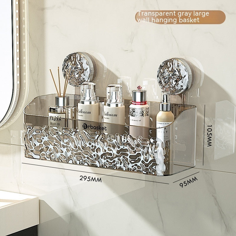 No-Drill Bathroom Suction Storage Box
