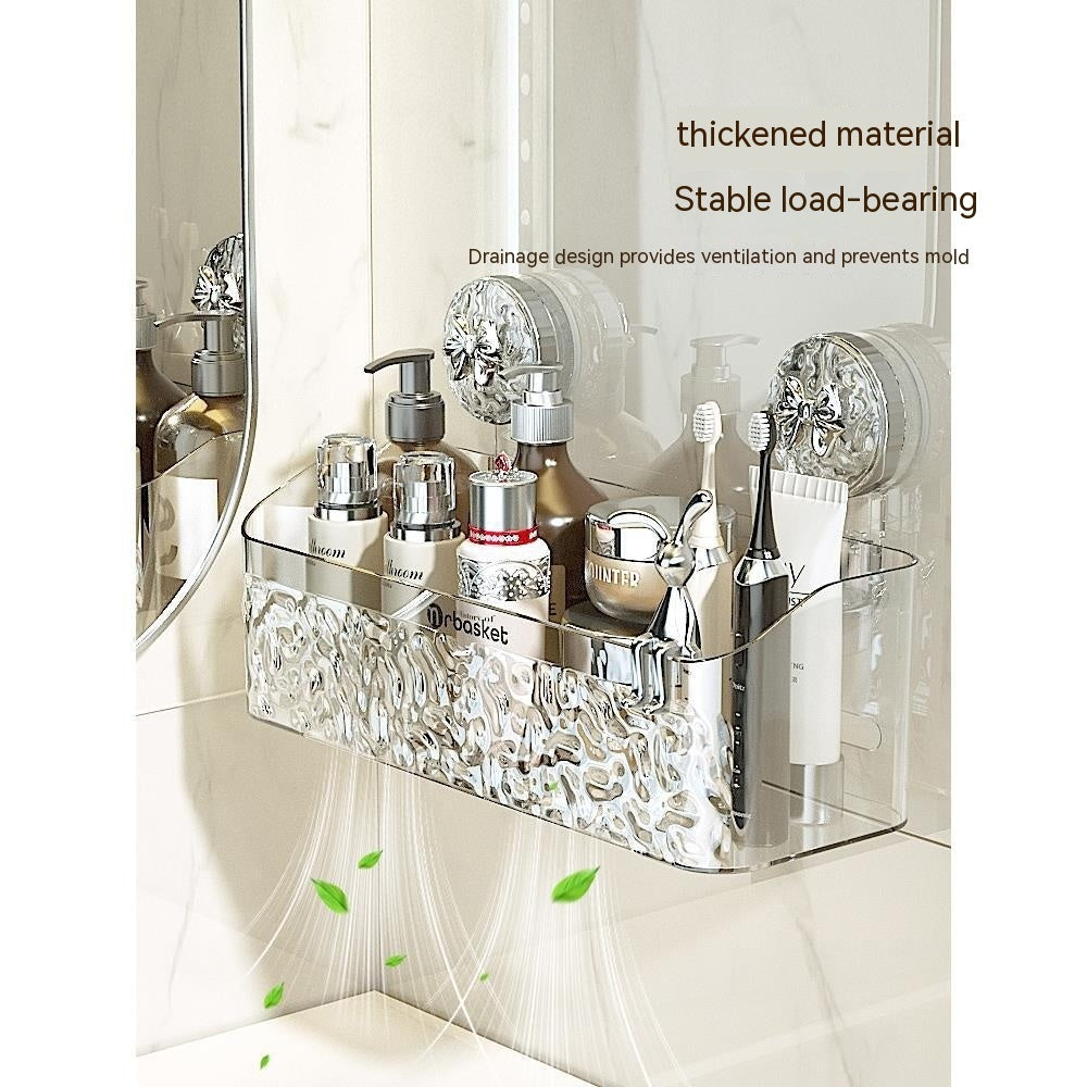 No-Drill Bathroom Suction Storage Box