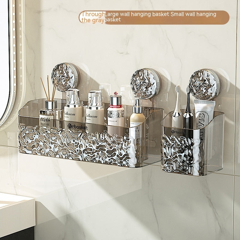 No-Drill Bathroom Suction Storage Box