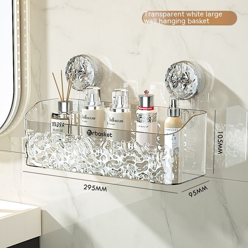No-Drill Bathroom Suction Storage Box
